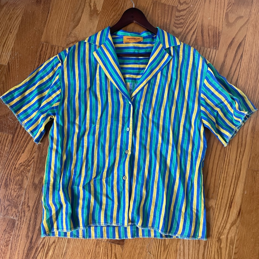 Mango x Simon miller linen button up